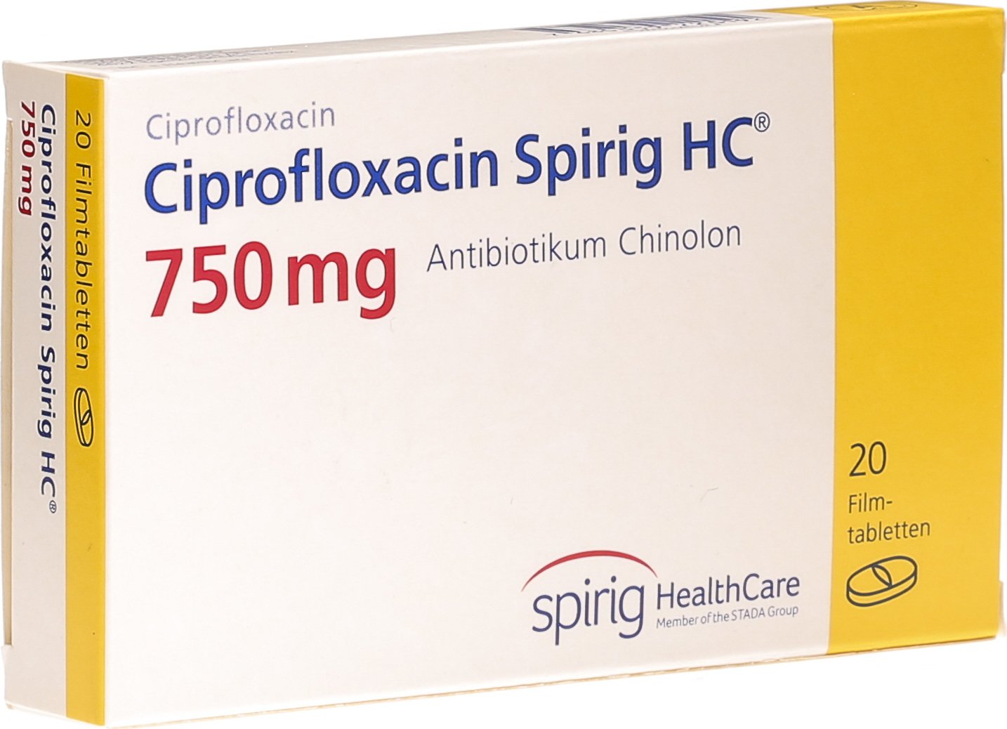 Ciprofloxacin stada 750 mg