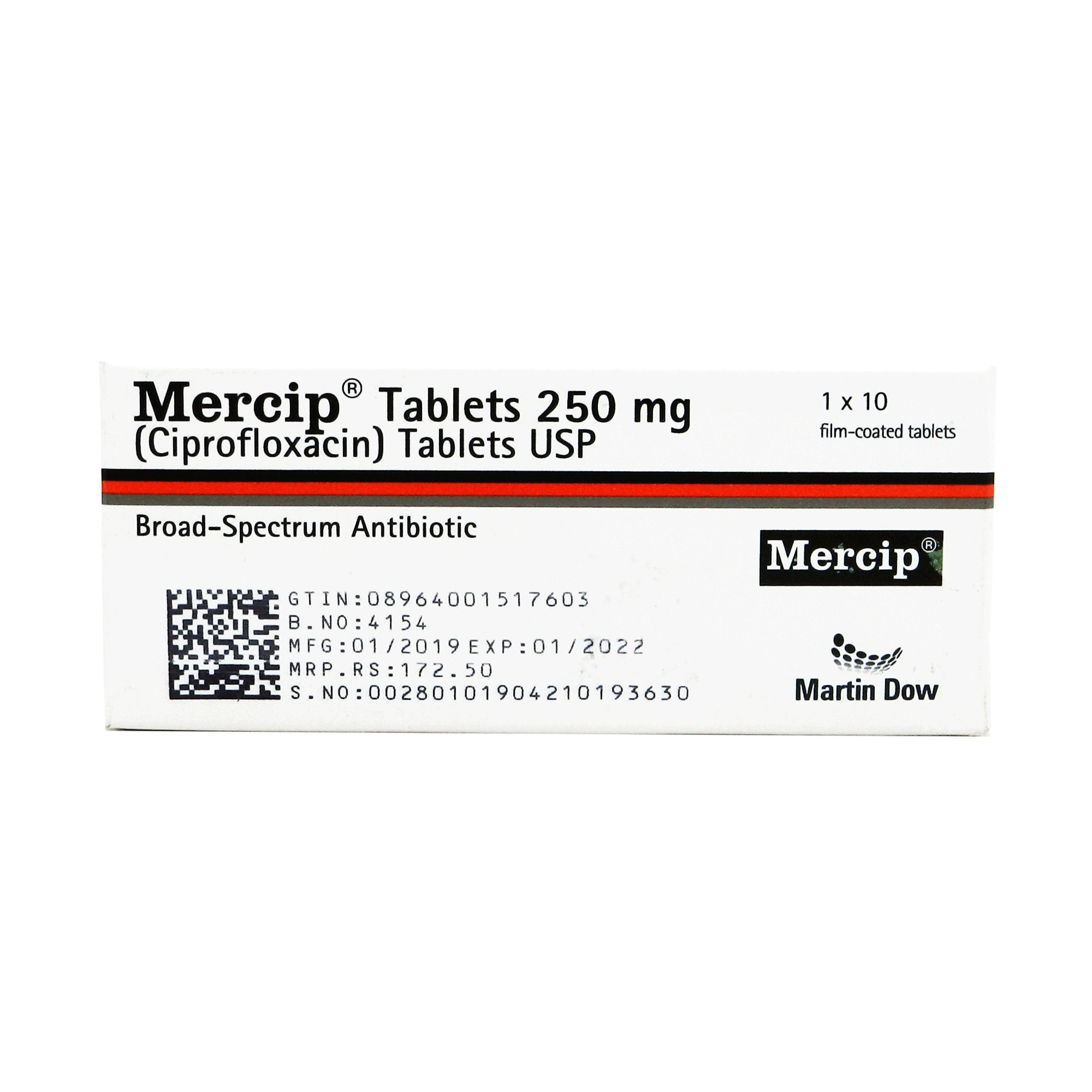 Ciprofloxacin usp 250 mg