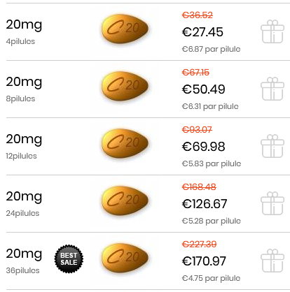 Coût du tadora
