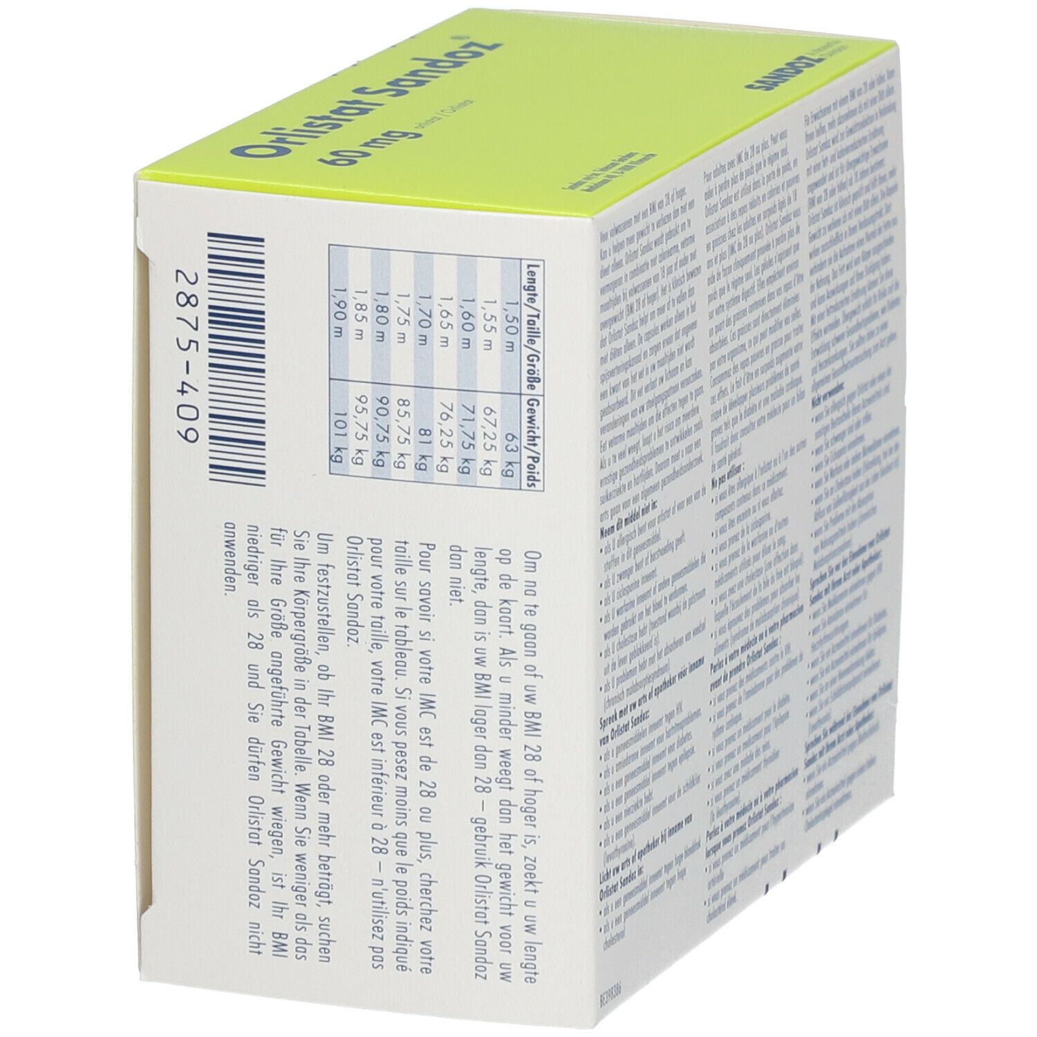 orlistat sandoz prix