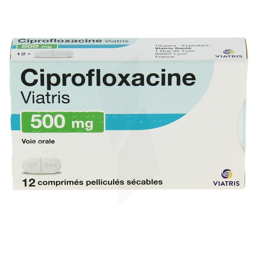 Commander du ciprofloxacin generique