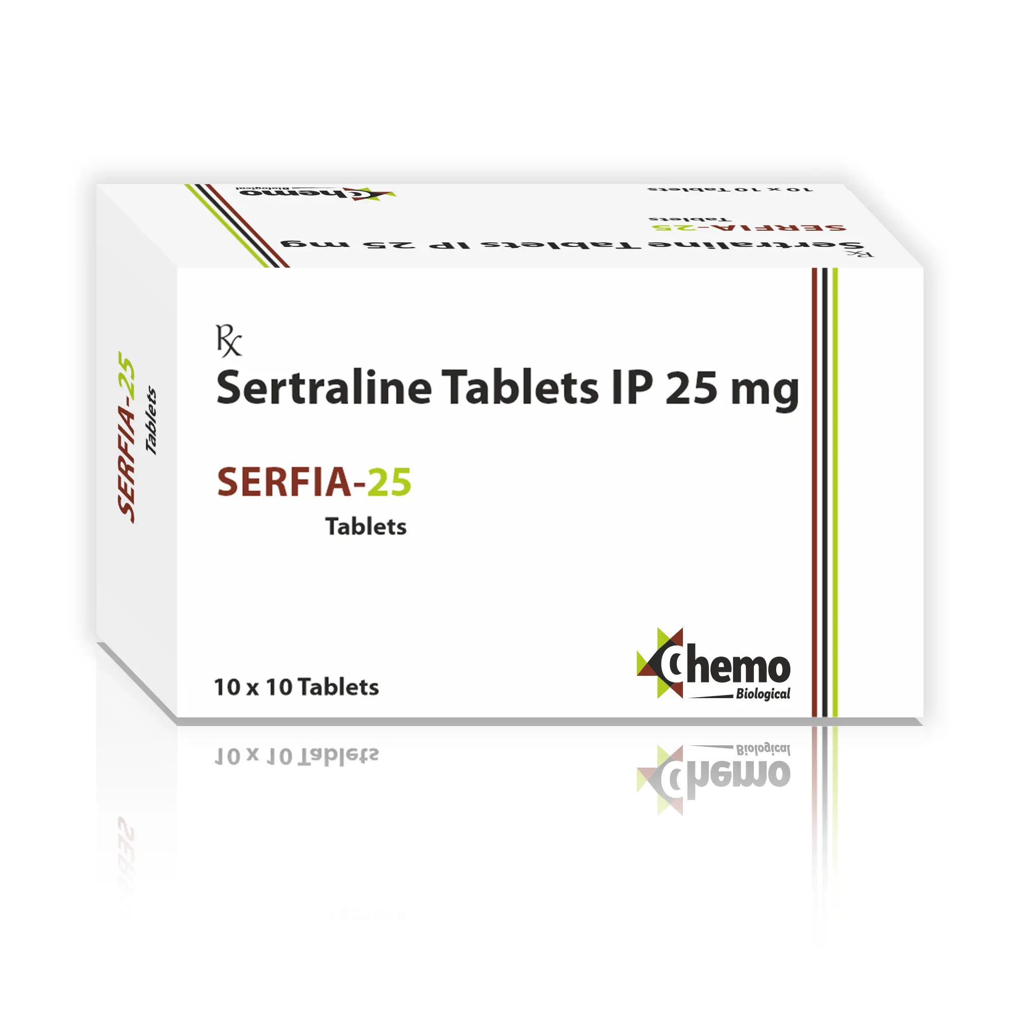 Sertraline 25 mg pbs