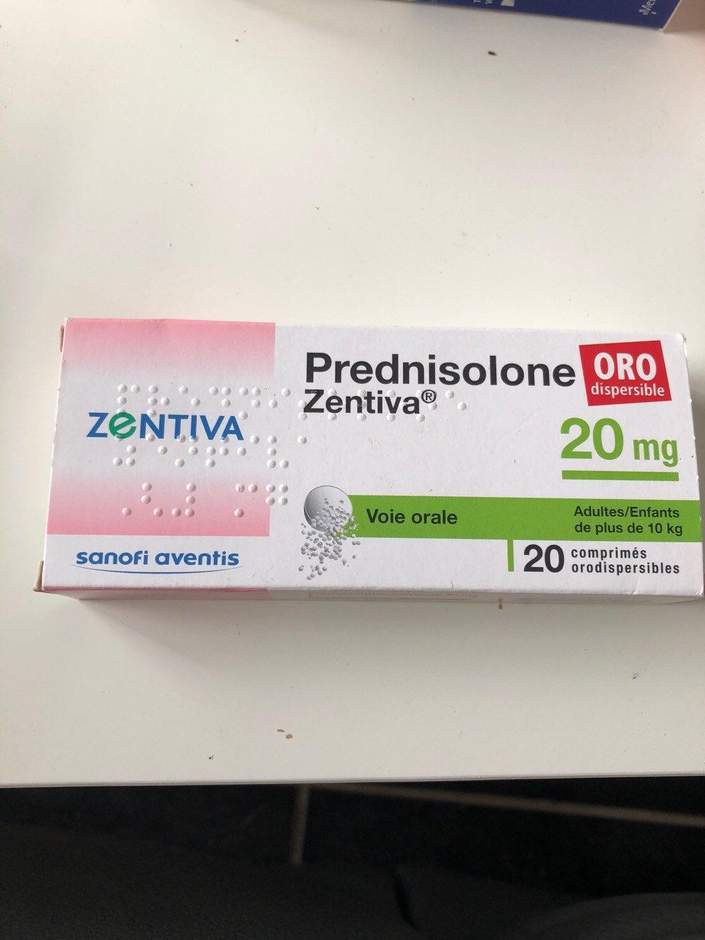 Prednisolone 20 mg france
