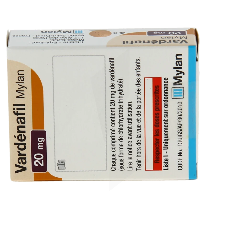 Vardenafil france