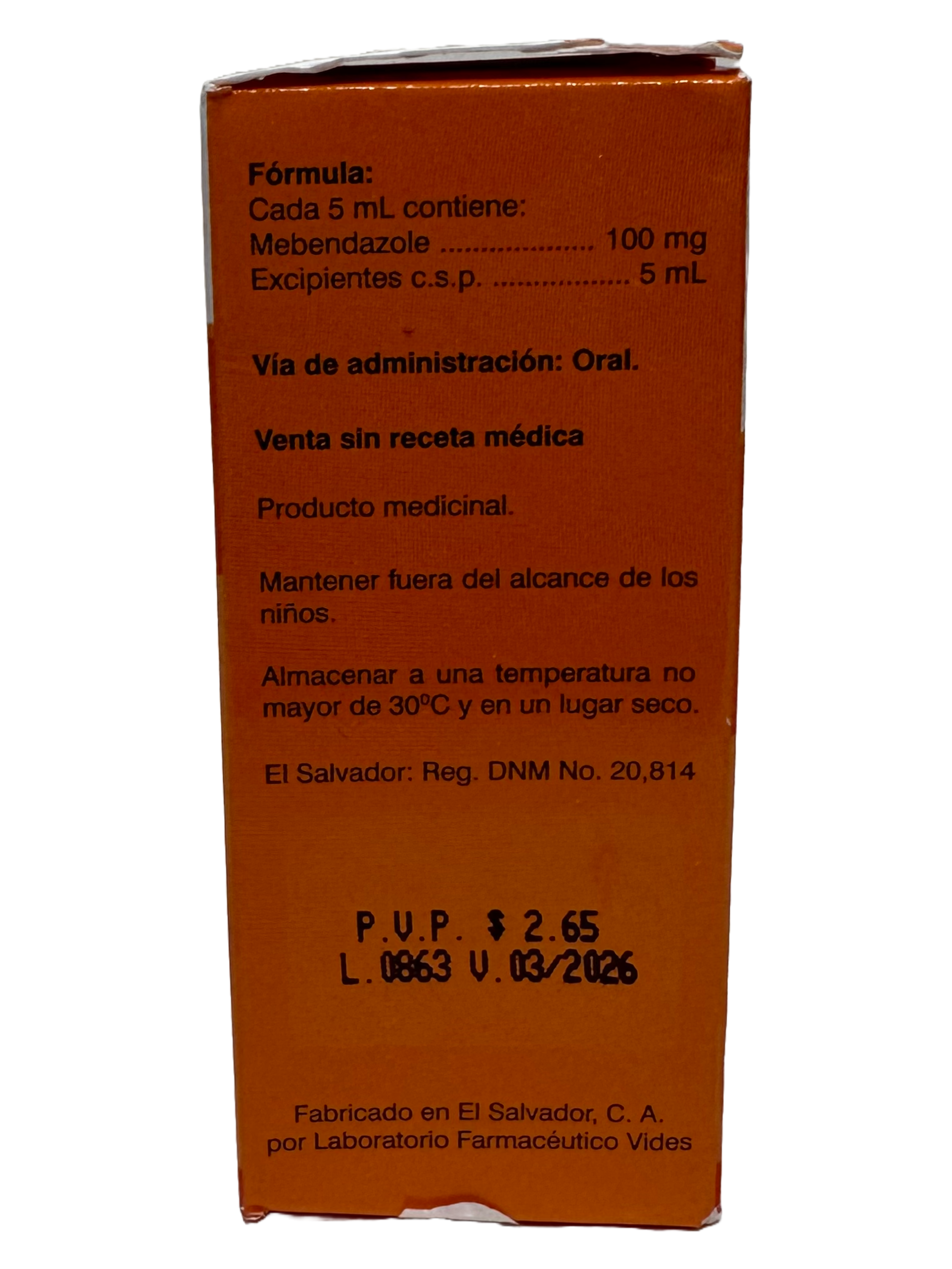 achat de mebendazole