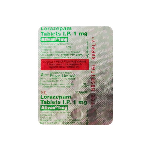 ativan 1mg