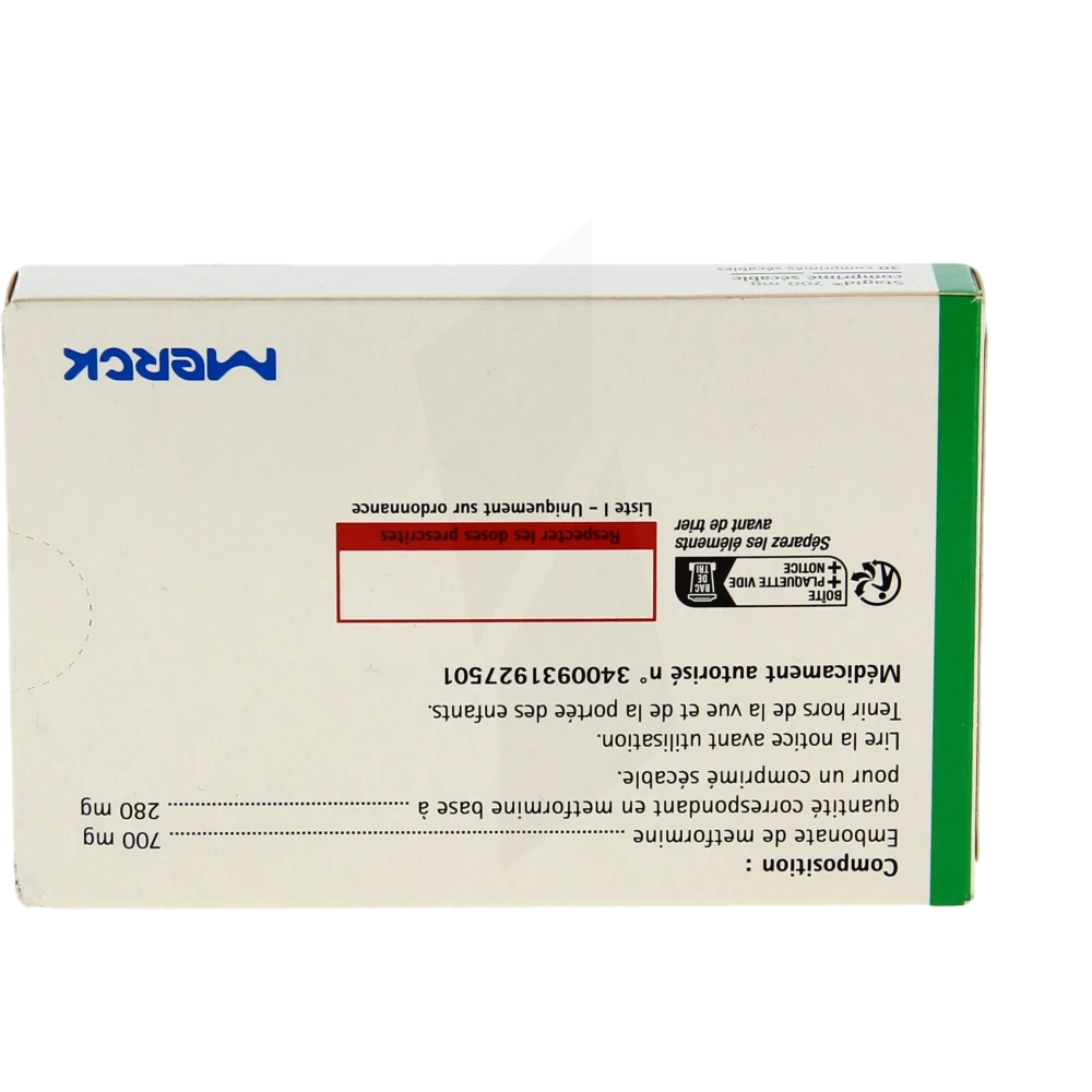 Coût Metformine