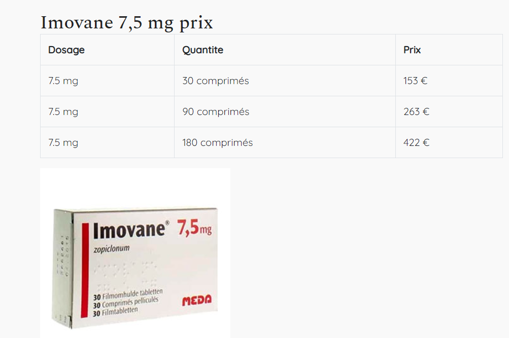 generique imovane