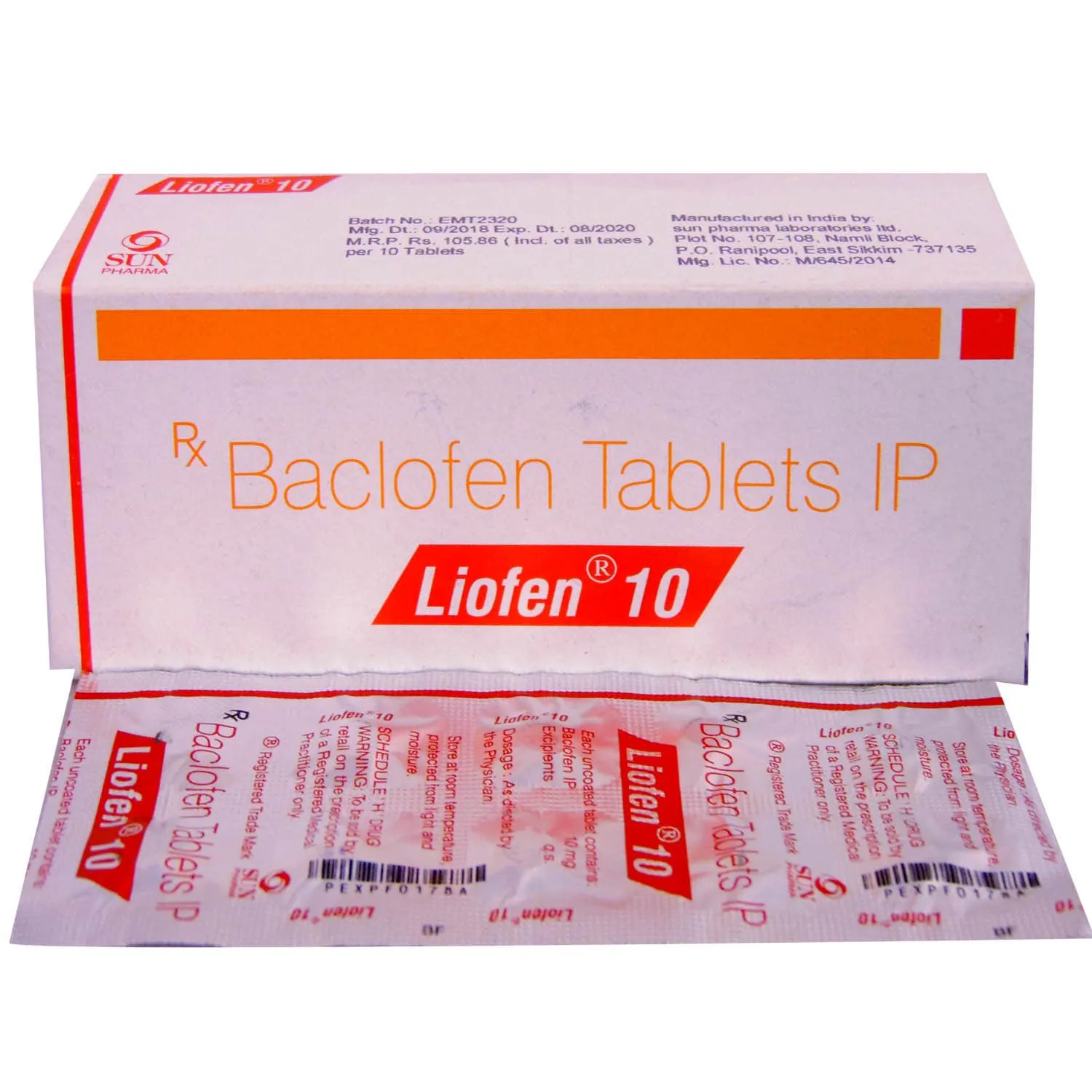 Baclofen bon marché