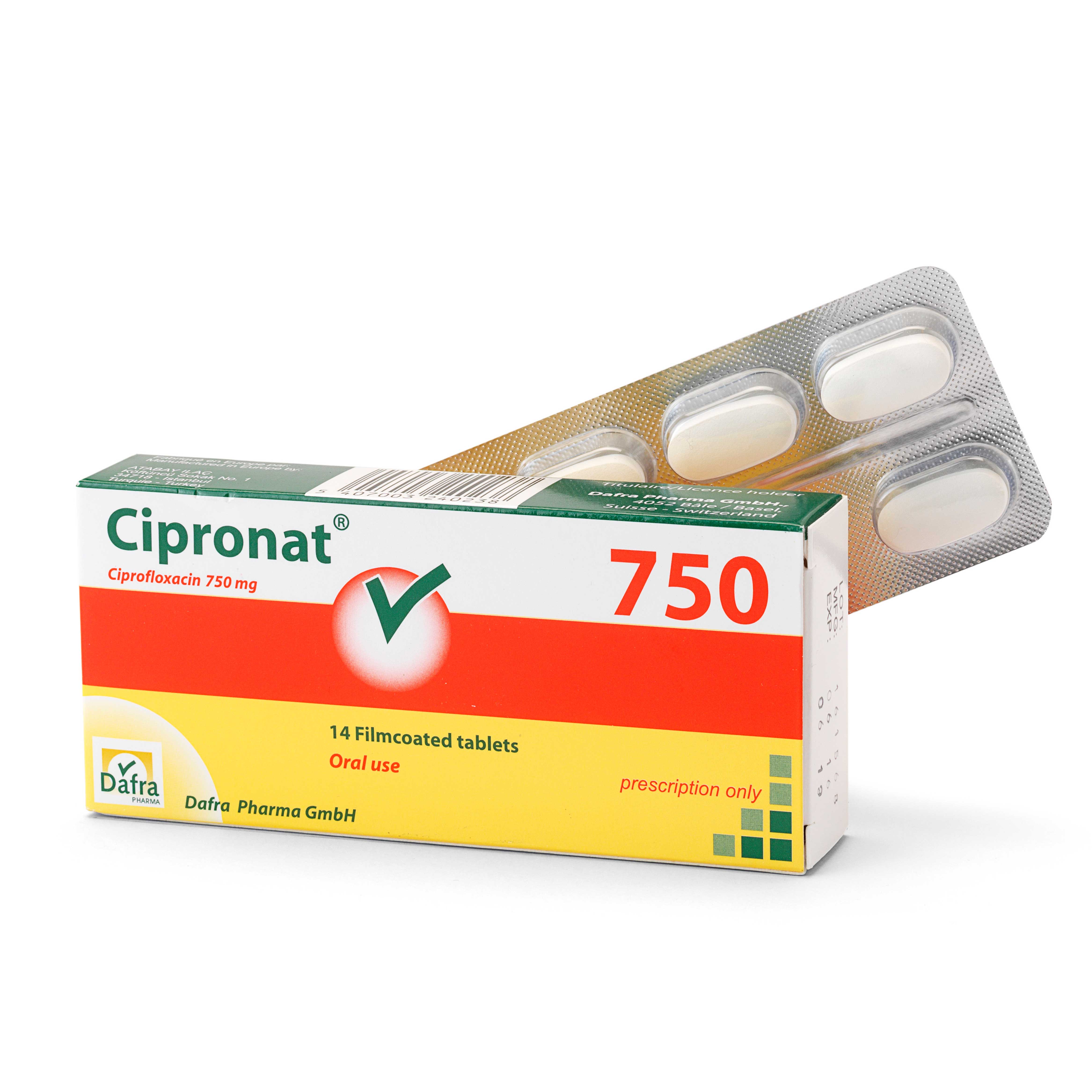 ciprofloxacin mylan 750 mg