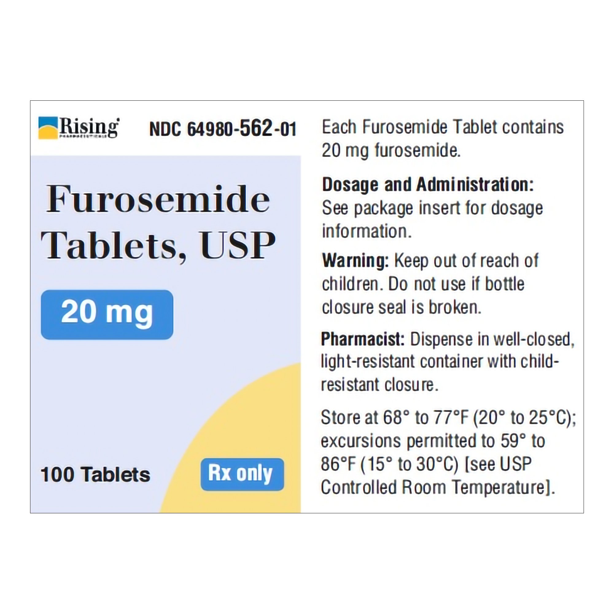 Furosemide 20 mg sans ordonnance