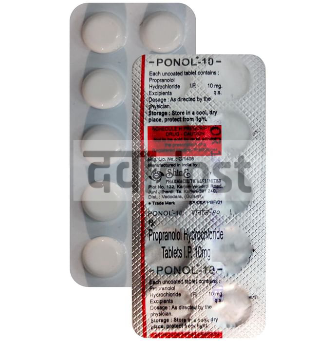 Inderal 10mg Rcm