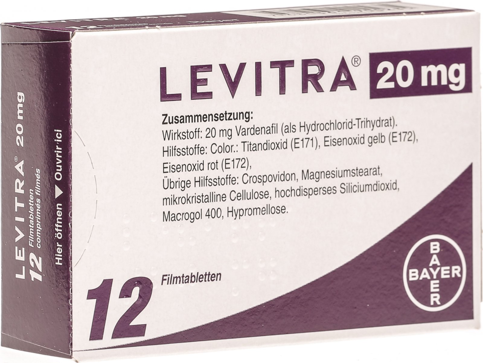 Levitra 20 mg belgique