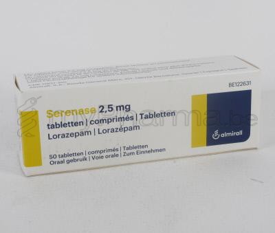 Lorazepam prix belgique