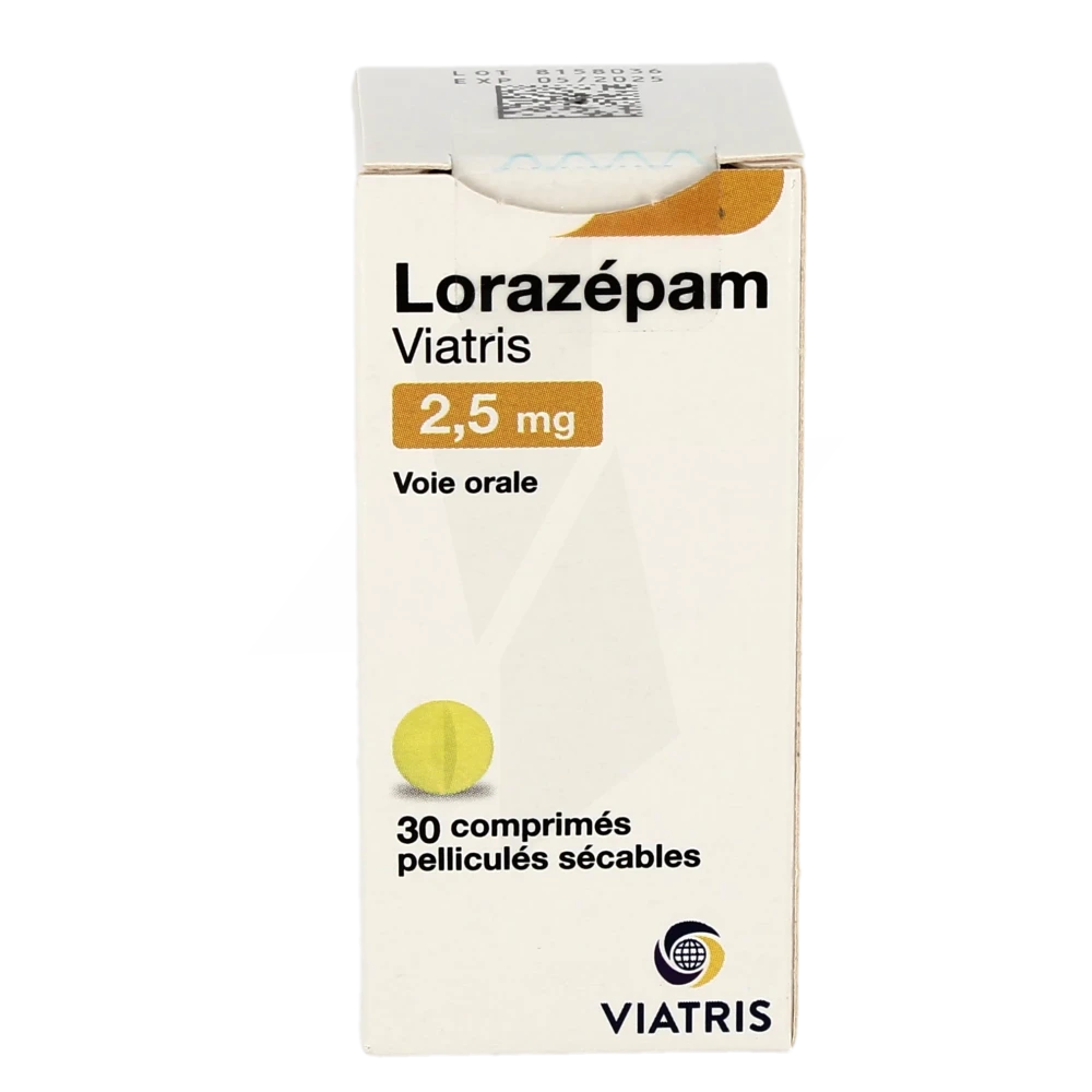 Lorazépam 2.5mg