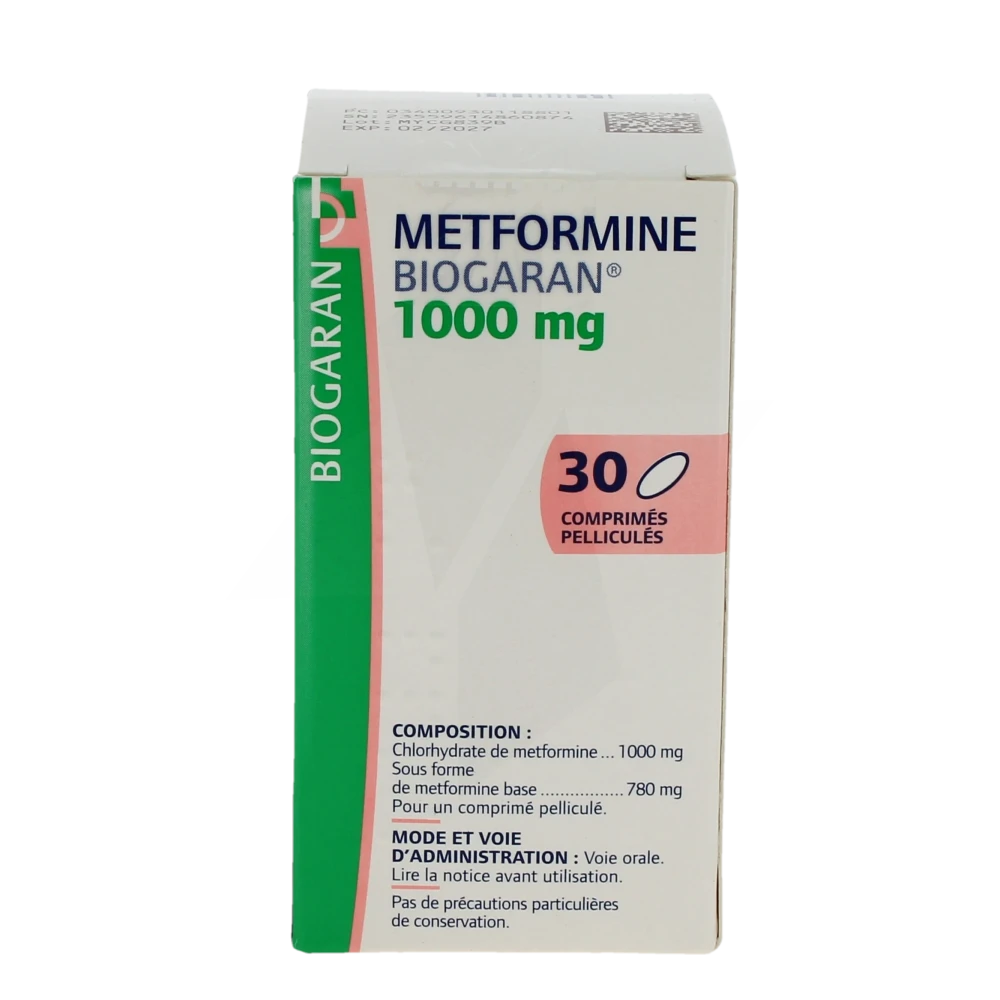 metformine 1000 sans ordonnance
