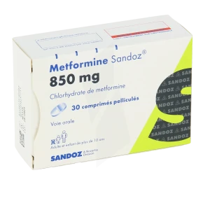 Metformine prix pharmacie