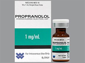 Nadolol 20 mg propranolol