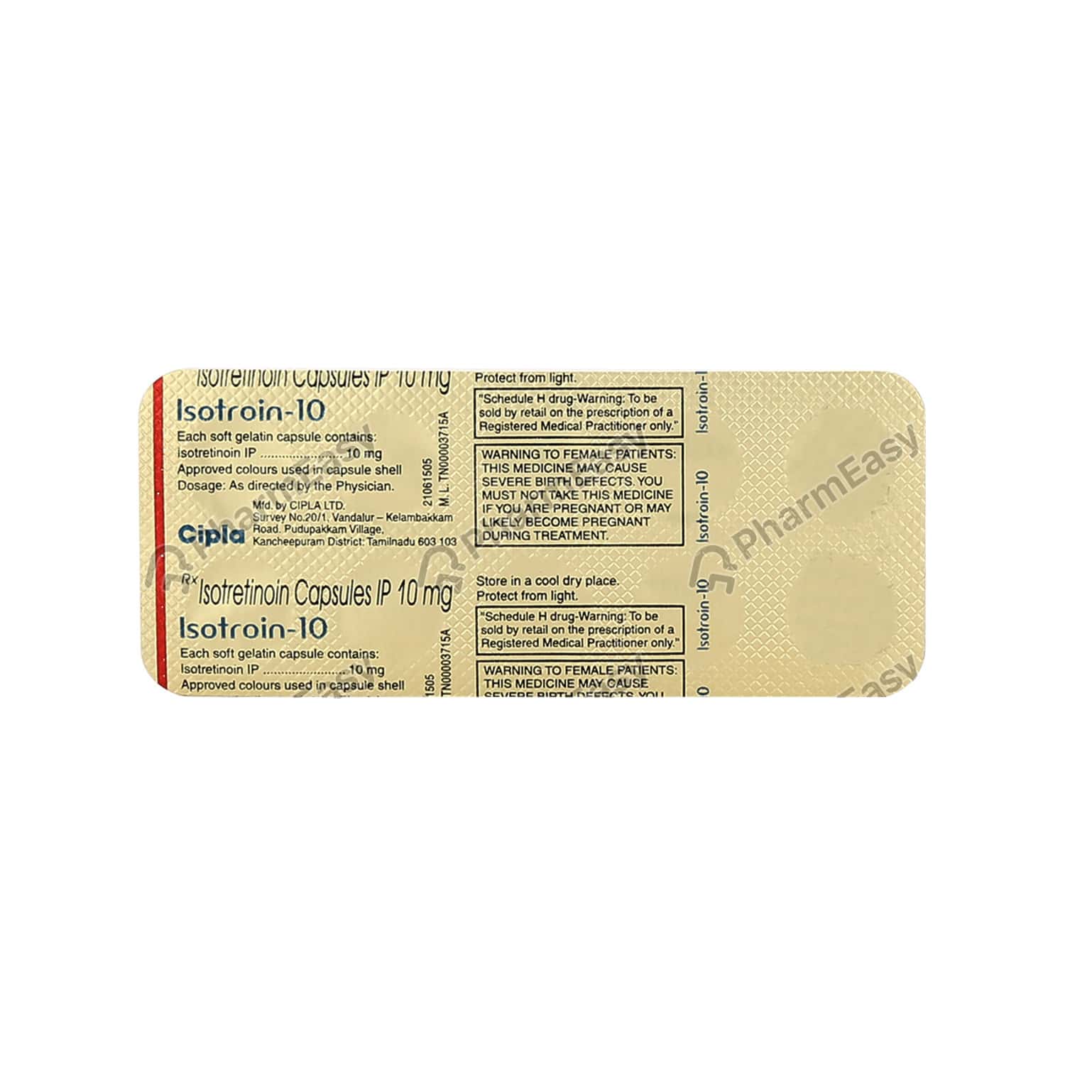 Ordre isotretinoin