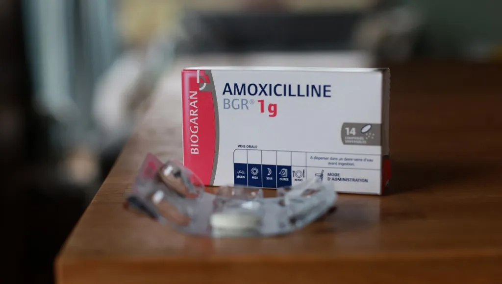 Pilule antibiotique amoxicilline