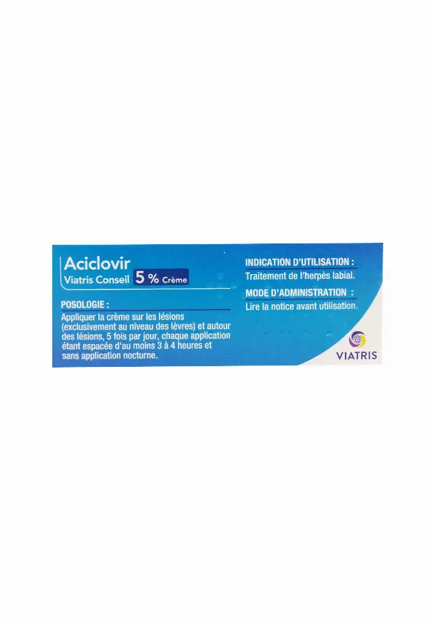Prix aciclovir pommade