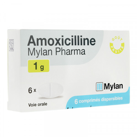 Prix amoxicilline 1 g