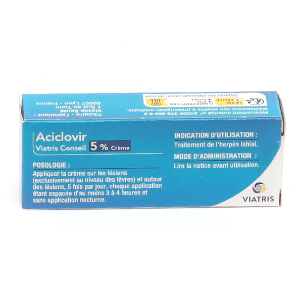 Prix du zovirax creme