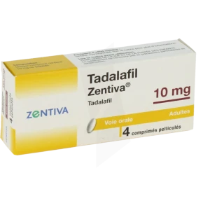Prix tadalafil 10 mg comprimé pelliculé boîte de 4