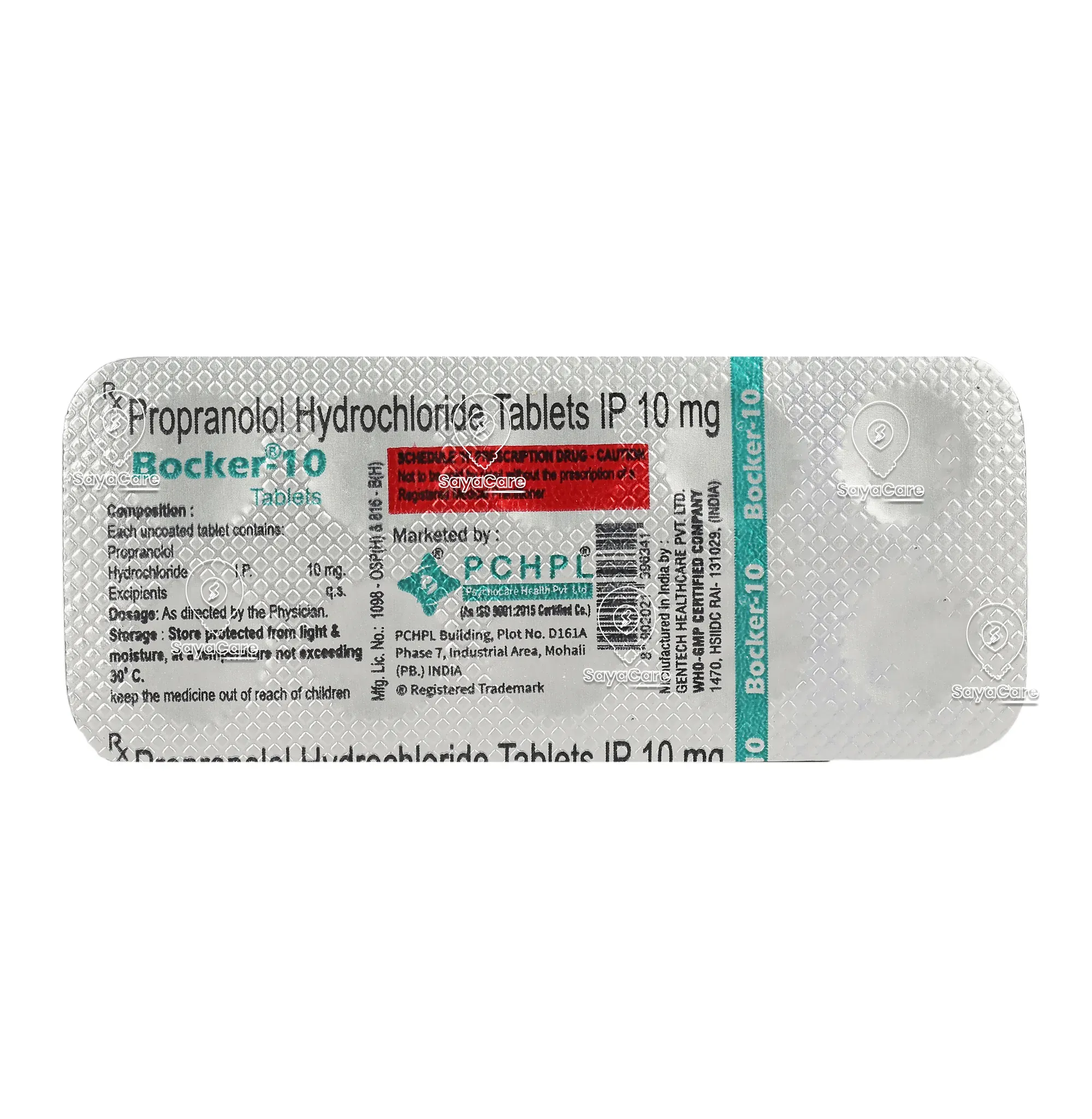 propranolol 10 mg