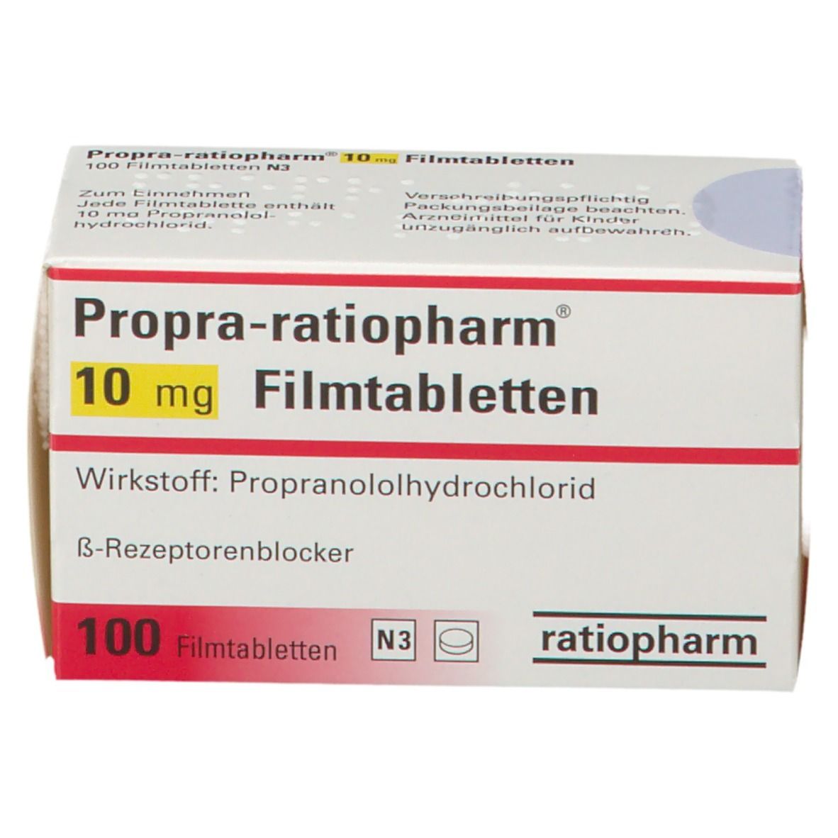 Propranolol 10 Mg Ratiopharm