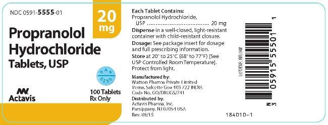 propranolol 20 mg avis