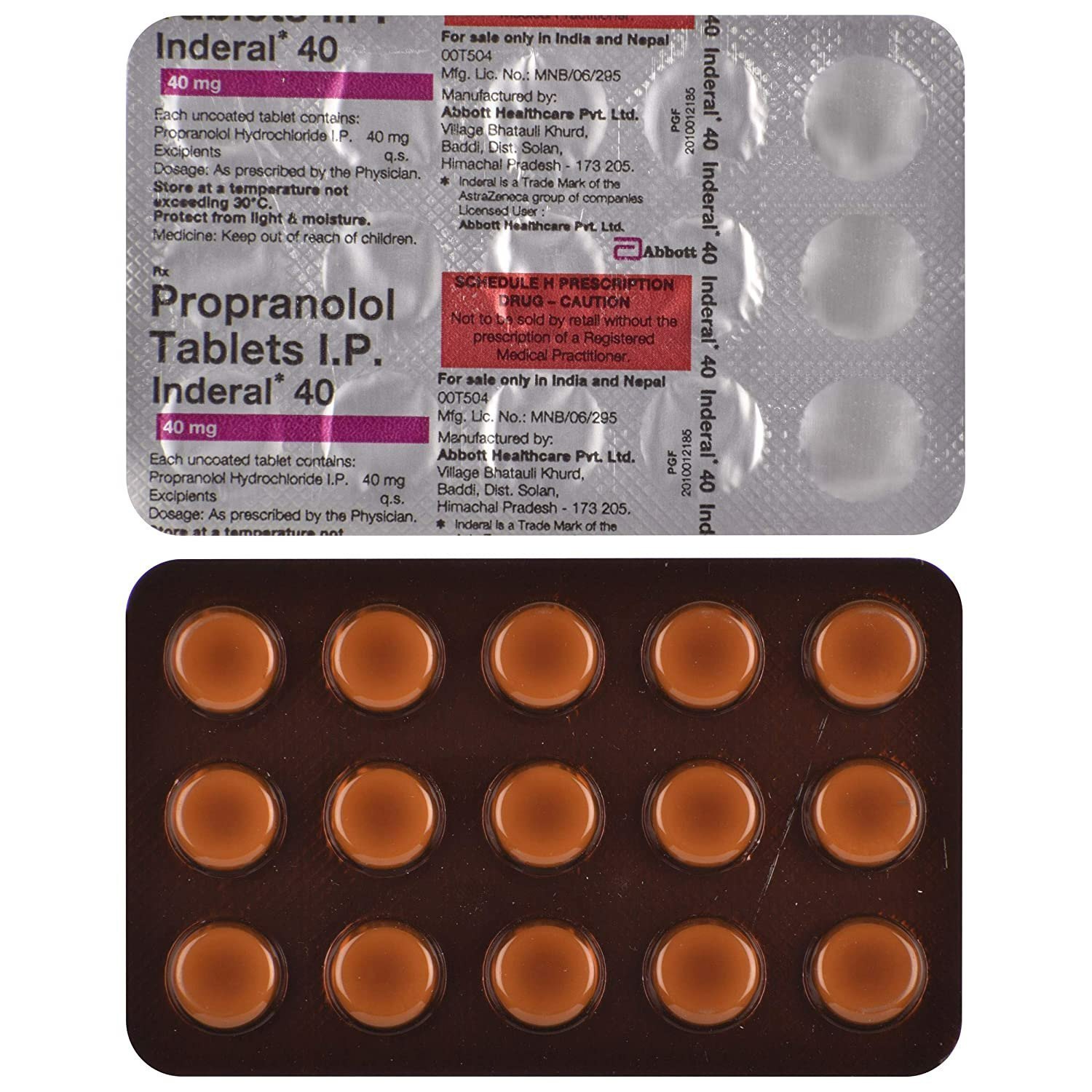 Propranolol 40 Mg Gador