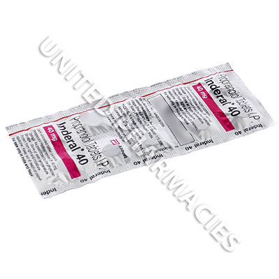 propranolol 40 mg inderal