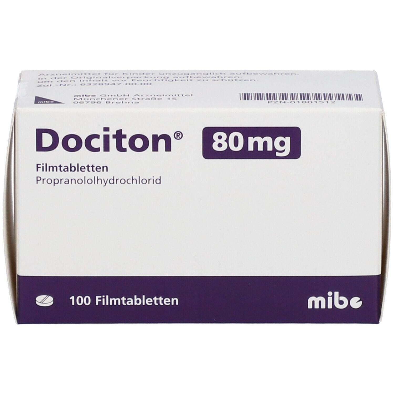 Propranolol cap 80mg er