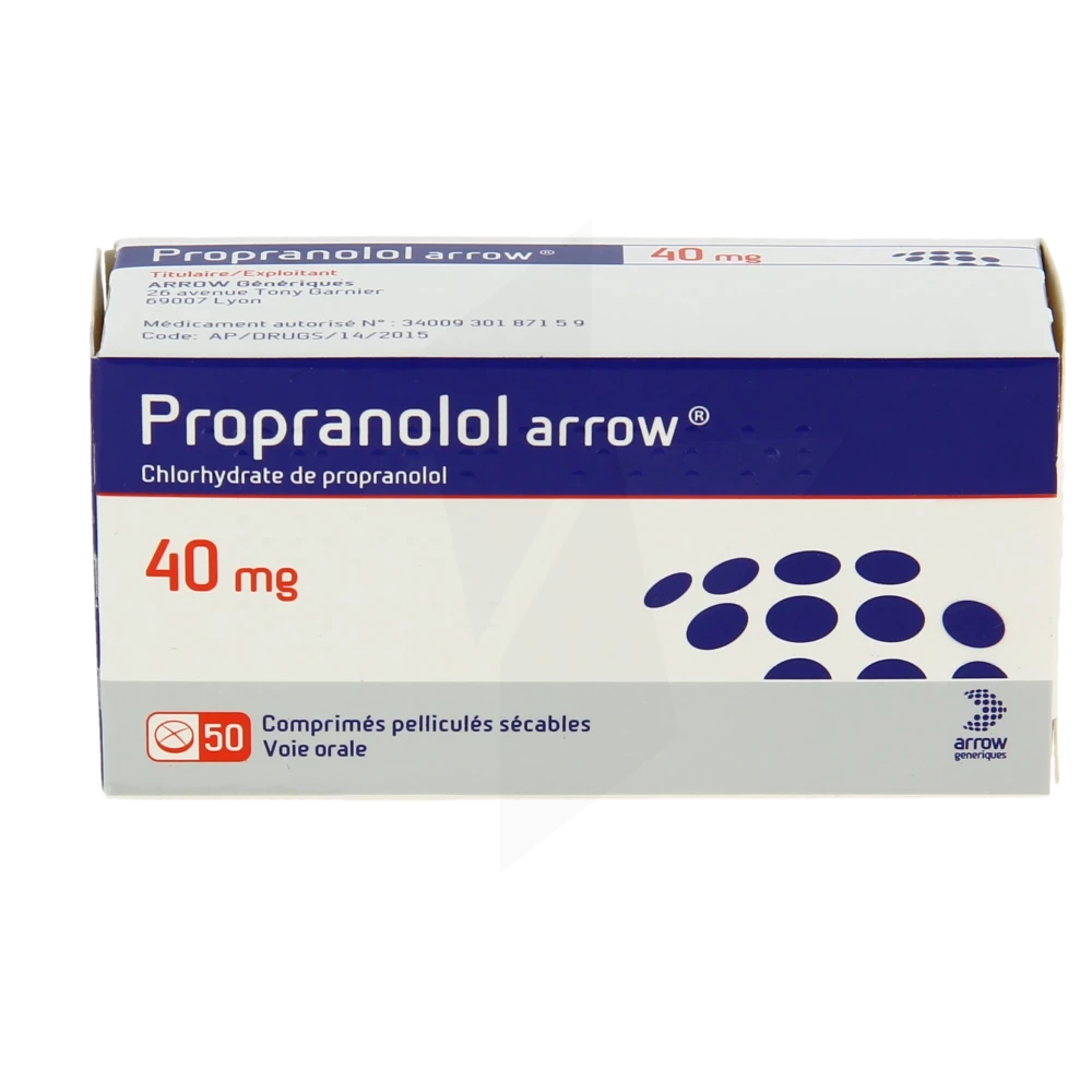 propranolol comment acheter