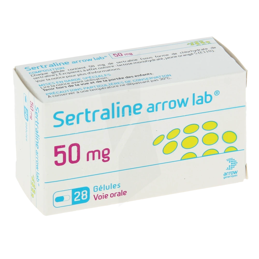 Sertraline 50 mg gélule