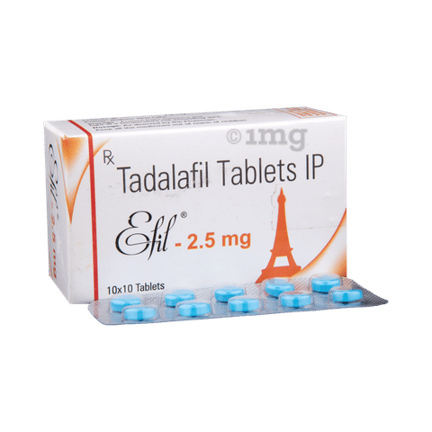 Tadalafil 2.5 mg 1mg