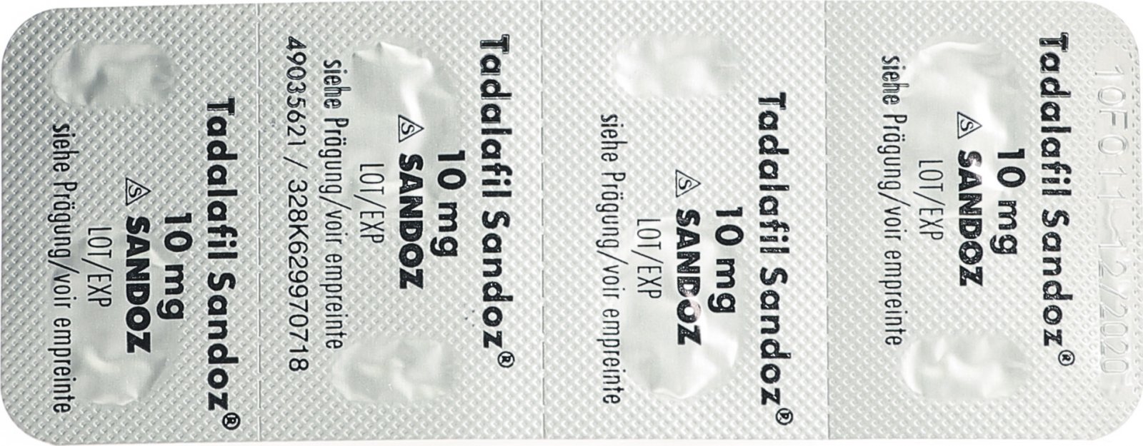 Tadalafil sandoz 10 mg