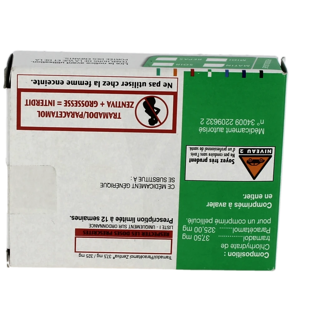 Tramadol paracetamol generique