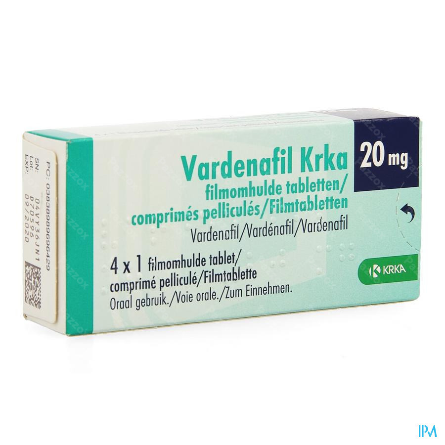 Vardenafil Krka 20 Mg Prix Belgique