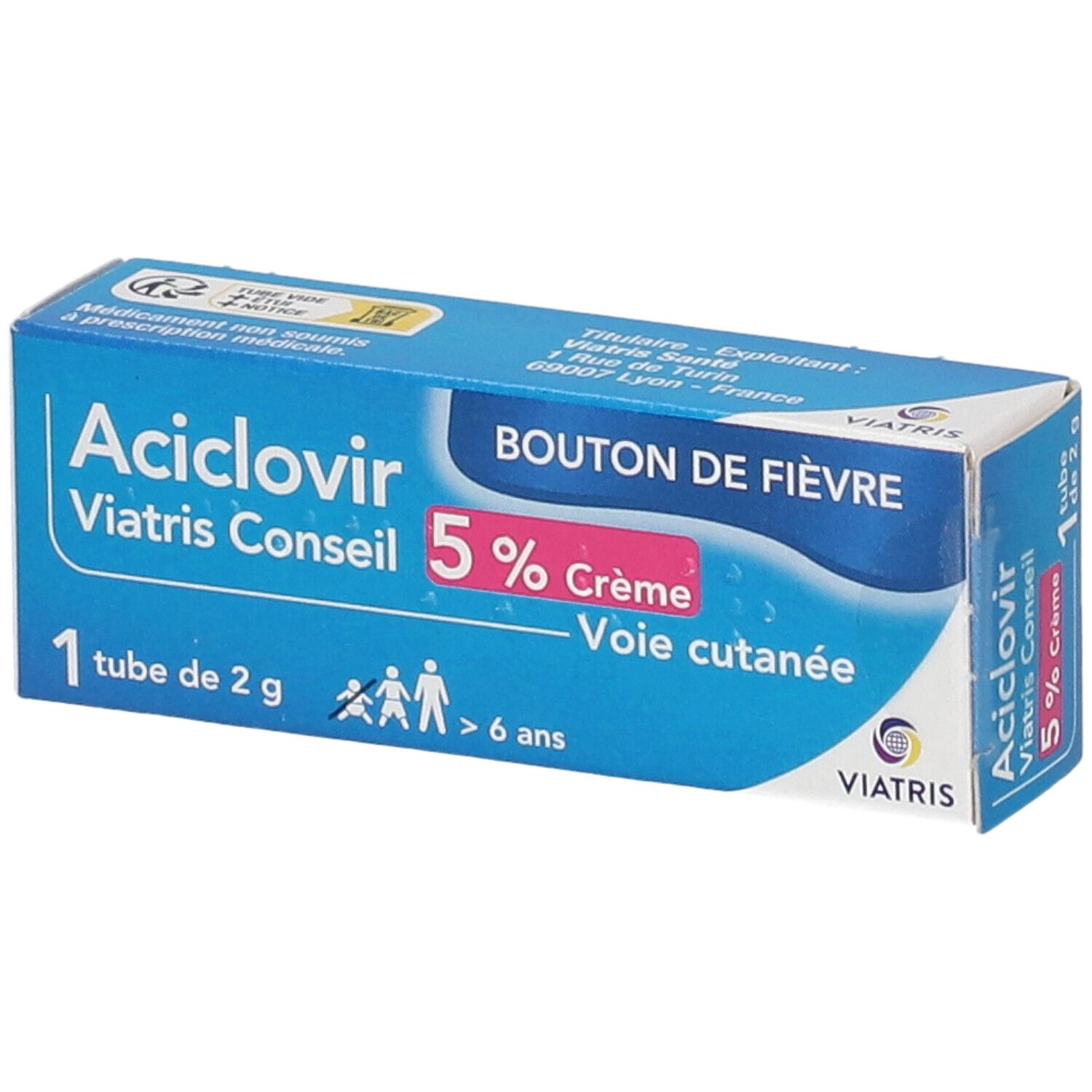 zovirax crème prix