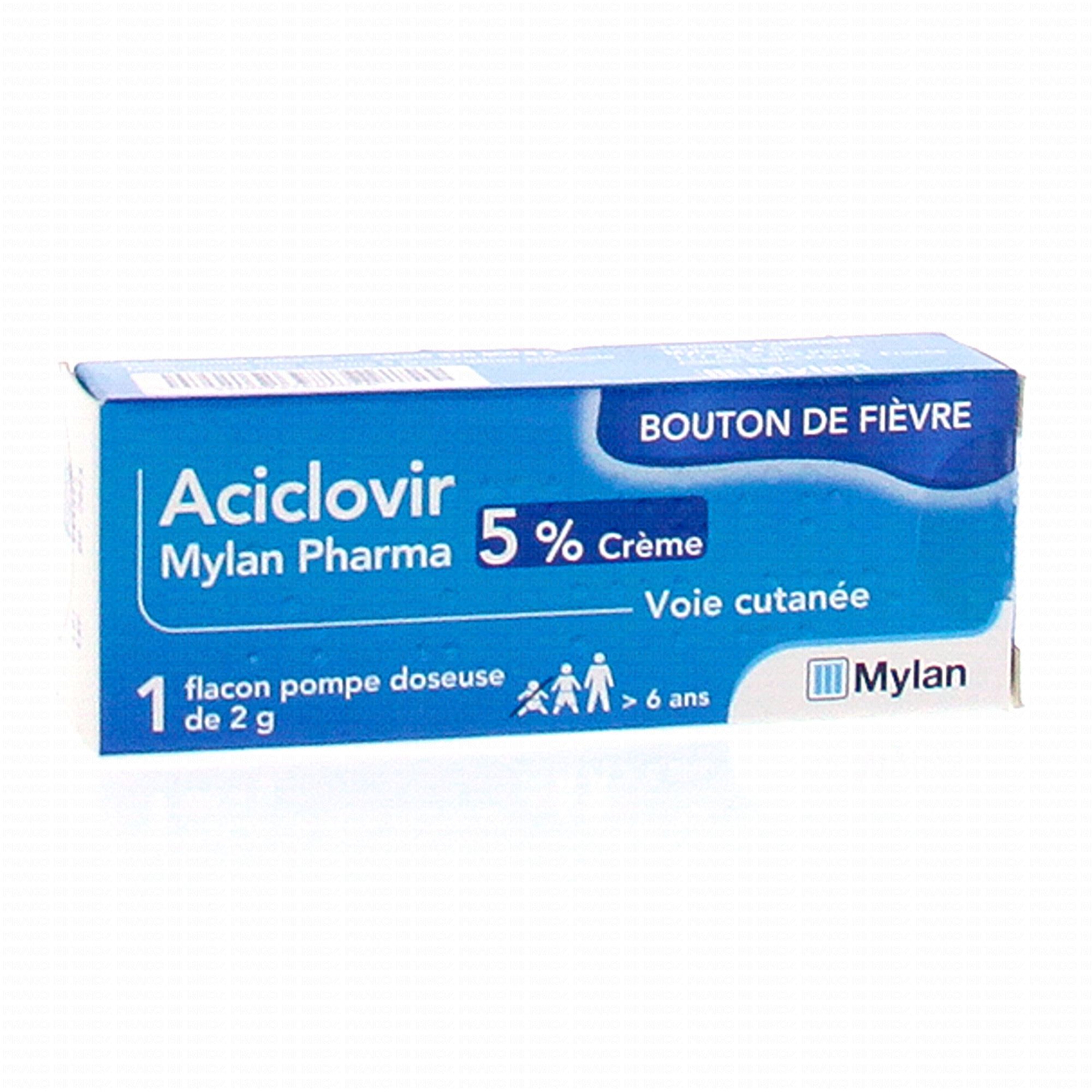 Zovirax Crème Prix